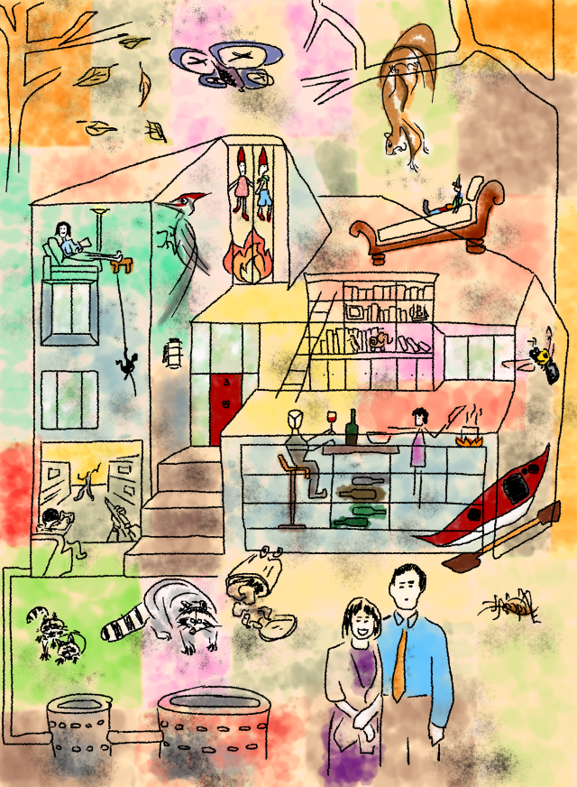 Home in Paul Klee Style