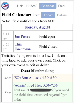 Today's Calendar