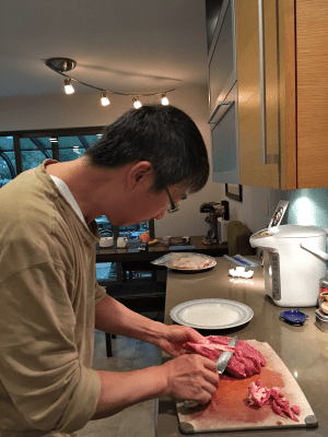 Slicing off silver skin