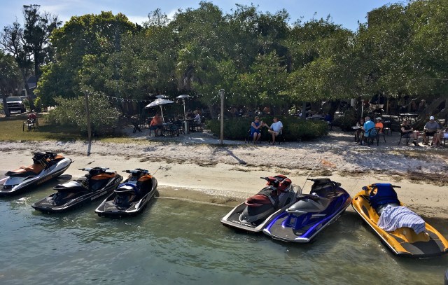 A view of Mar Vista from its own dock
