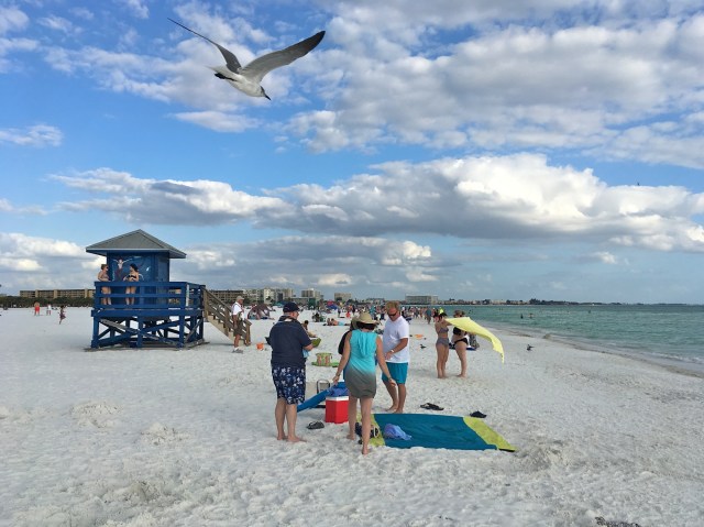 Coquina Beach Lifeguard Station on Anna Maria Island