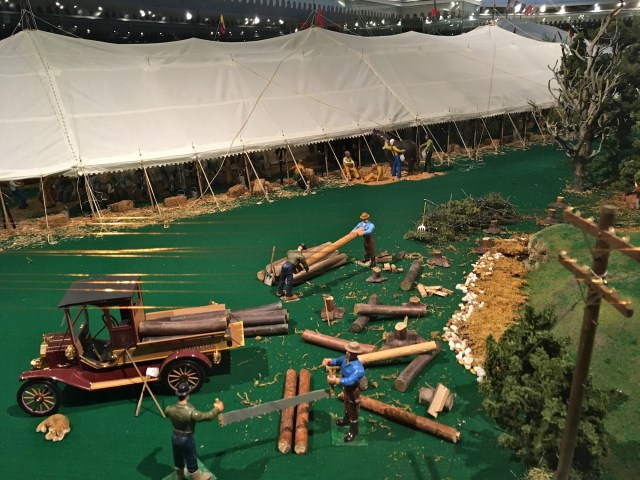 Ringling Museum Scale Model Circus Logging