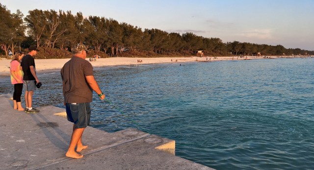 Cortez Beach Cast Net Fishing Sequence 11 of 11