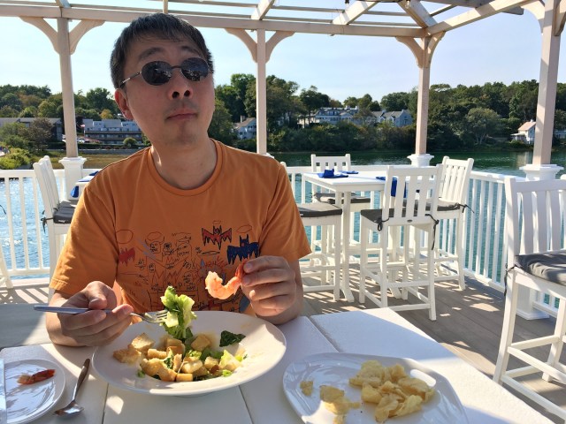 Wishing I had Versa-Brella so I didn't have to serve as human sun shade for my wife