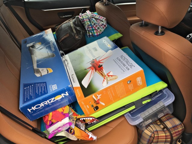 Pacific Breeze Beach Lounger is safe enough left in the back seat