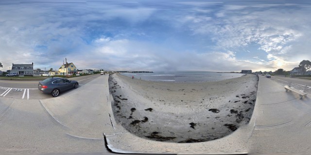 360° panorama of Gooch's Beach, Kennebunkport