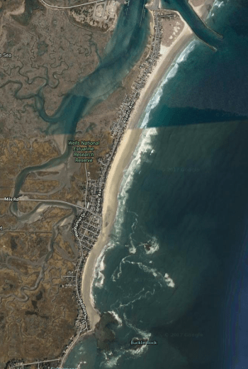 Map of Wells Beach