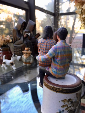 Doob 4-inch 3D Selfies in 1:13 scale after a coat of varnish