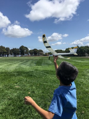 Flying the UMX Radian at Belmont