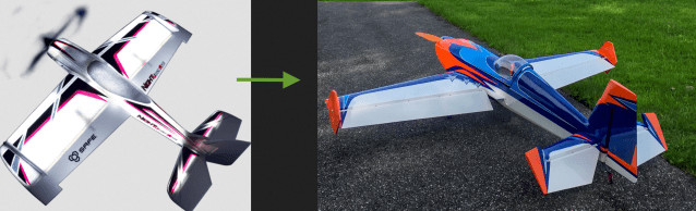 Flying a normal 3D plane using a SAFE AR636A from the Night VisionAire