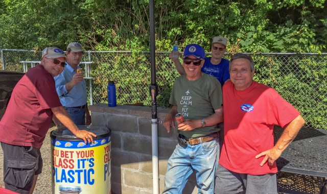 Crack open a cold one with the boys after clean-up