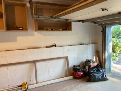 Right side cabinets taking shape