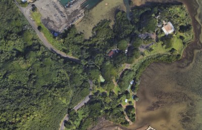 Aerial view of Heʻeia State Park