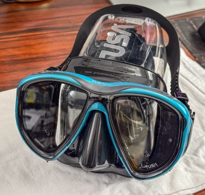 Leaving a washed mask to dry overnight